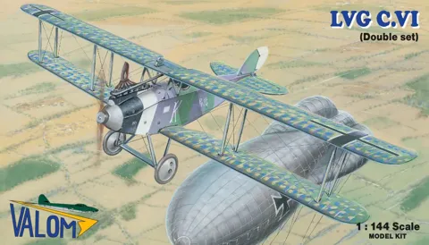 Krabice plastikové stavebnice Valom 14428 LVG C.VI v měřítku 1/144, dvojité balení