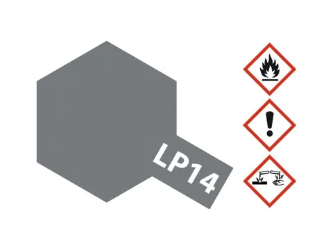 Skleněná lahvička lakové barvy Tamiya LP-14 82114 šedá IJN Maizuru 10 ml
