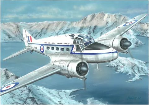 Plastiková stavebnice Valom 72164 Avro Anson C.19 v měřítku 1/72