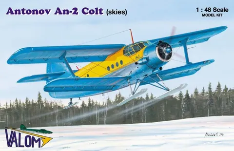 Plastiková stavebnice Valom 48005 Antonov An-2 na lyžích v měřítku 1/48