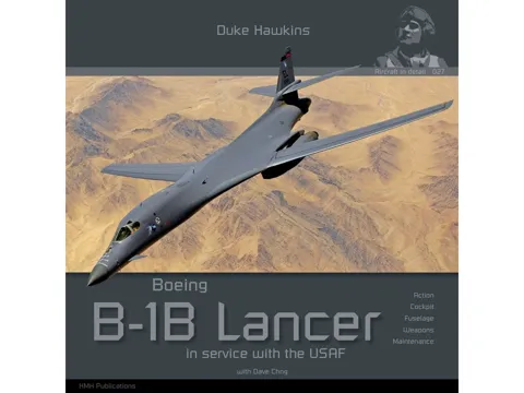 Publikace Duke Hawkins Boeing B-1B Lancer od HMH Publications, 180 stran, anglicky