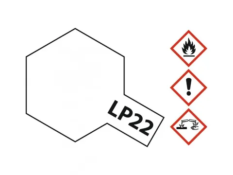 Skleněná lahvička Tamiya LP-22 Flat Base matovací přísada 10 ml