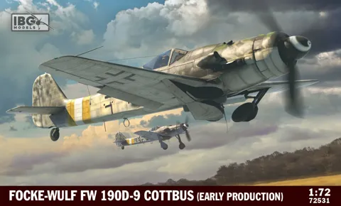 Krabice stavebnice IBG Models 72531 Focke-Wulf Fw 190D-9 Cottbus v měřítku 1/72