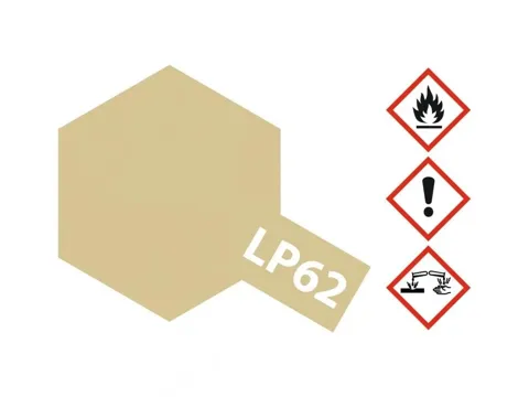 Skleněná lahvička lakové barvy Tamiya 82162 LP-62 titanově zlatá 10 ml
