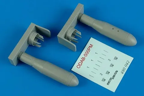 Resinová sada Aires 480042 ODAB-500PM ruské pumy v měřítku 1/48