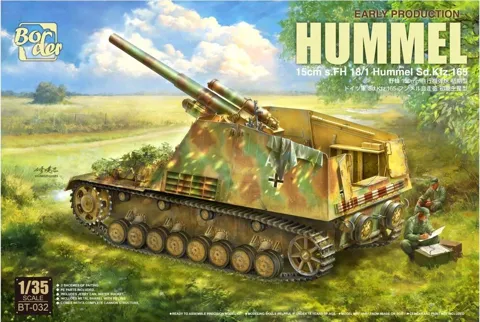 Krabice plastikové stavebnice Border Model BT032 Hummel Sd.Kfz. 165 v měřítku 1/35