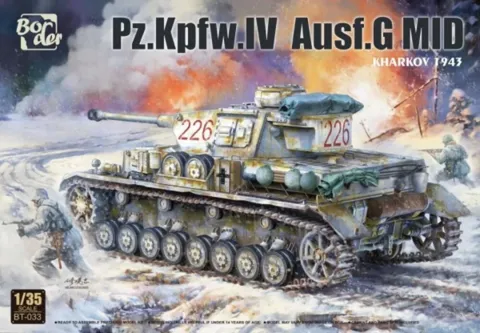 Krabice stavebnice Border Model BT033 Pz.Kpfw. IV Ausf. G MID 1/35 Kharkov 1943