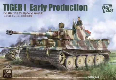 Krabice stavebnice Border Model BT010 Tiger I Early Production v měřítku 1/35