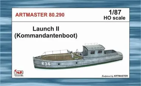 Resinová sada CMK ML80290 velitelský člun Launch II. v měřítku 1/72