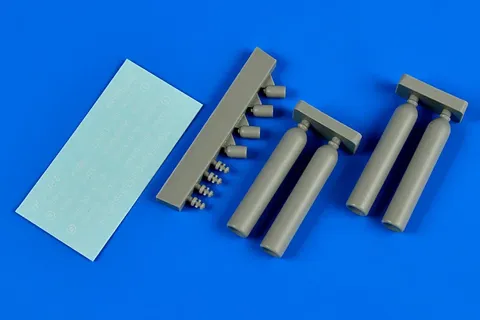 Doplňková sada Aires 480100 tlakové lahve s heliem v měřítku 1/48
