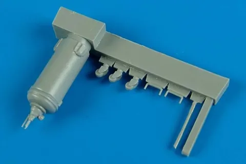 Modelářský doplněk Aires 480047 mazací pumpa s kbelíkem v měřítku 1/48