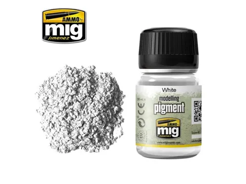Dóza suchého pigmentu AMMO Mig A.MIG-3016 PIGMENT bílá 35 ml