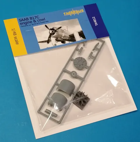 Resinová sada motoru a krytu motoru Tarangus TA4812 pro Saab B 17C v měřítku 1/48