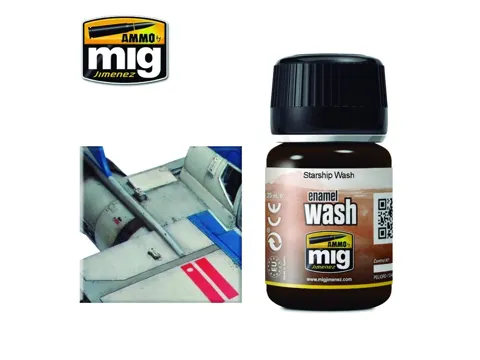 Lahvička enamel washe AMMO Mig A.MIG-1009 Starship Wash o objemu 35 ml