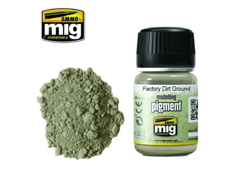 Kelímek pigmentu AMMO Mig A.MIG-3030 tovární špína (Factory Dirt Ground) 35 ml