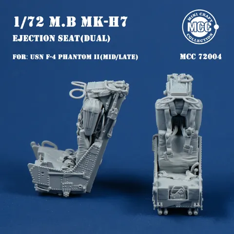 Vystřelovací sedačky Minicraft Collection 72004 Martin-Baker Mk.H7 pro F-4 Phantom II v měřítku 1/72
