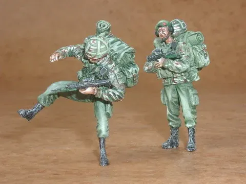 Resinové figurky CMK F35127 britští moderní vojáci 1/35, sada 2 figurek