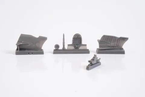 Resinové díly sady CMK 5118 A6M5c Zero – zadní část trupu v měřítku 1/32