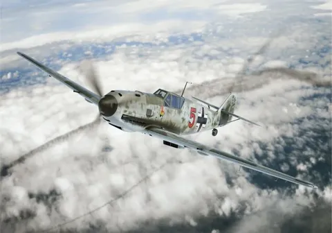 Krabice plastové stavebnice Brengun BRP72033 Bf-109T-2 v měřítku 1/72