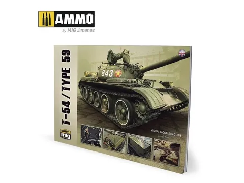 Obálka publikace AMMO Mig A.MIG-6032 T-54/Type 59 Visual Modelers Guide