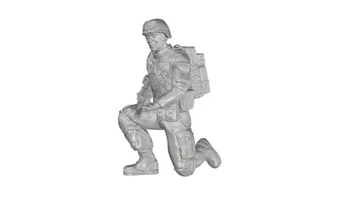Resinová figurka CMK F35323 1/35 klečící voják pěchoty US Army