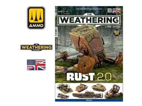 Obálka magazínu AMMO Mig The Weathering Magazine 38 – Rust 2.0, anglické vydání