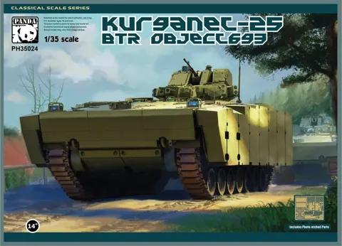 Krabice stavebnice Panda Hobby PH35024 BTR Object 693 Kurganets-25 v měřítku 1/35