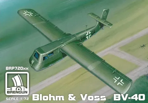 Stavebnice Brengun BRP72011 Blohm & Voss BV 40 v měřítku 1/72