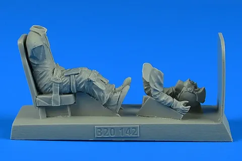 Aires 320142 figurka pilota USAF se sedadlem pro O-2A Skymaster v měřítku 1/32