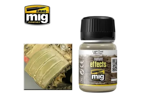 Lahvička enamelového efektu AMMO Mig A.MIG-1401 Light Dust Effects 35 ml
