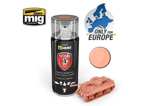 Sprej TITANS HOBBY TTH115 matný primer tělový odstín Flesh Tone 400 ml