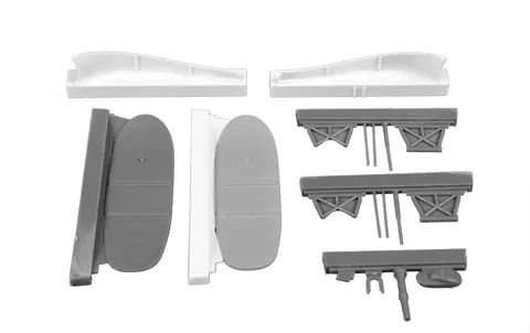 Resinová sada CMK 4384 Blenheim Mk.II zatahovací lyžový podvozek v měřítku 1/48