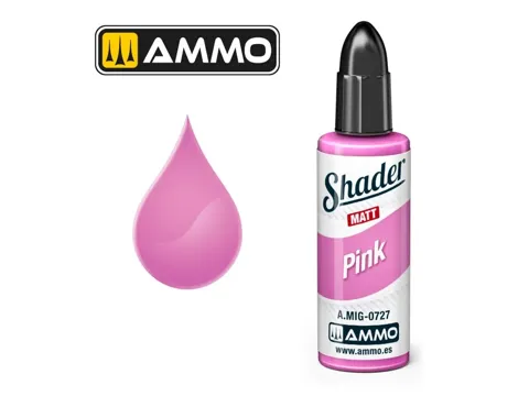 Lahvička AMMO Mig A.MIG-0727 Matt Shader růžová (Pink) 10 ml