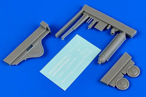 Aires 480147 pojízdný hasicí přístroj CO2 50 lb USAF Flightline v měřítku 1/48