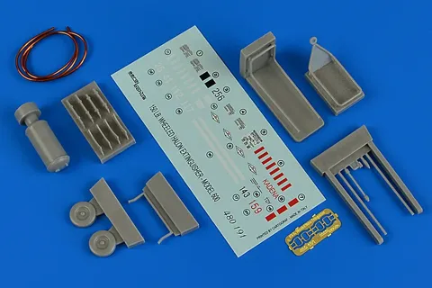 Aires 480191 halonový hasicí přístroj 150 lb. model 600 na kolečkách v měřítku 1/48
