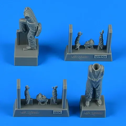 Sada figurek Aires 480239 – pilot a radista pro Fokker G-1 v měřítku 1/48