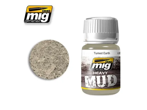 Lahvička AMMO Mig A.MIG-1702 Heavy Mud Turned Earth Enamel Texture 35 ml