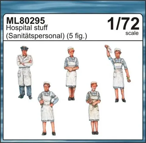 Resinová sada CMK ML80295 zdravotnický personál v měřítku 1/72