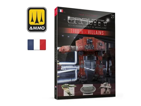 Modelářská publikace AMMO Mig A.MIG-6103 GRAVITY 2.1 sci-fi průvodce, 80. léta část 2, francouzsky