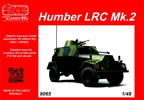 Resinová sada CMK 8065 Humber LRC Mk.2 v měřítku 1/48 – britský průzkumný obrněnec