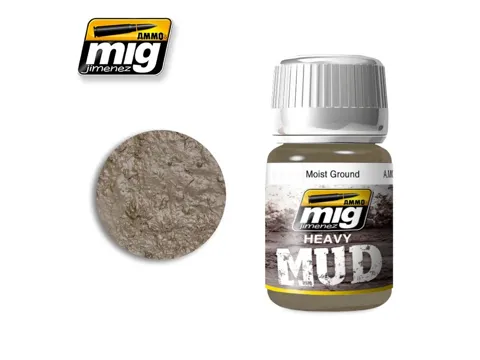 Kelímek enamelové textury AMMO Mig A.MIG-1703 Heavy Mud Moist Ground 35 ml