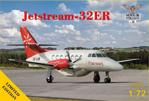 Krabice plastikové stavebnice Sova-M SVM-72010 JetStream-32ER v měřítku 1/72