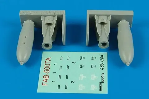 Doplňková sada Aires 480044 FAB-500TA ruské letecké pumy v měřítku 1/48