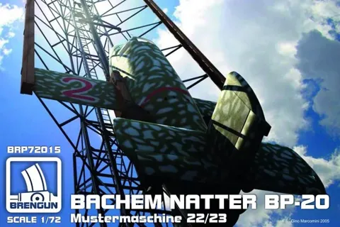 Krabice stavebnice Brengun BRP72015 Bachem Natter 22-23 v měřítku 1/72