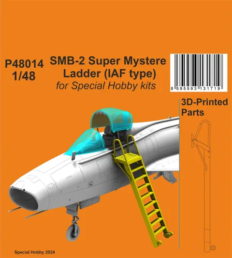 Resinový přístupový žebřík CMK P48014 1/48 pro SMB-2 Super Mystère, izraelský typ