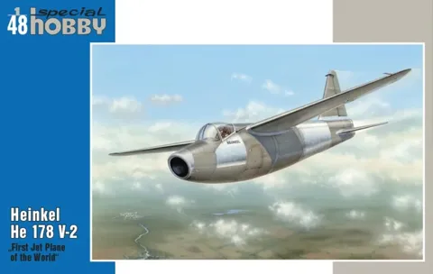 Krabice stavebnice Special Hobby SH48093 Heinkel He 178 V-2 v měřítku 1/48