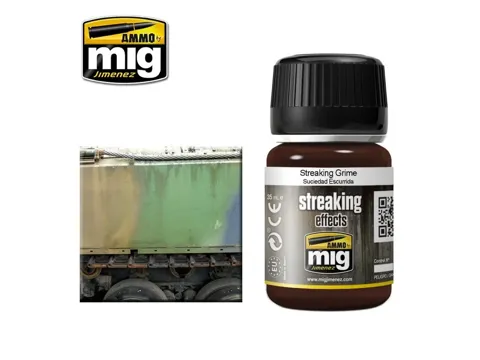 Lahvička enamelového efektu AMMO Mig A.MIG-1203 Streaking Grime 35 ml