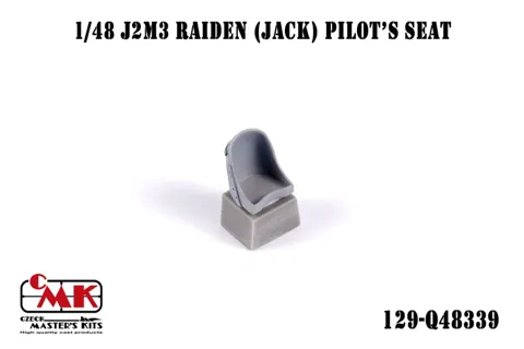 Resinová sedačka pilota CMK Quick & Easy Q48339 pro J2M3 Raiden v měřítku 1/48