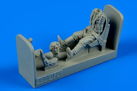 Aires 480076 figurka ruského pilota se sedačkou pro P-39 Airacobra v měřítku 1/48