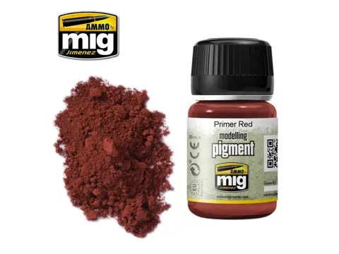 Kelímek pigmentu AMMO Mig A.MIG-3017 červená základová (Primer Red) 35 ml